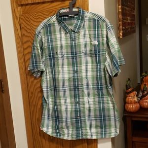 The North Face men's short sleeve button down